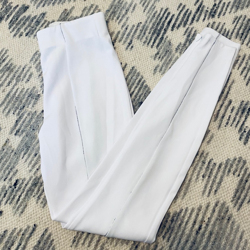 H:ours Revolve Legging White Black Skinny Pant - Picture 4 of 6